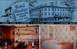 The Thacher Hotel Biddeford, ME Postcard Postcard