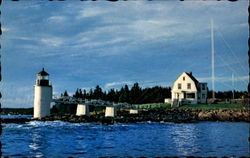 Marshall Point Light Port Clyde, ME Postcard Postcard