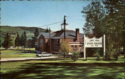 Library, Fort Kent State College Maine Postcard Postcard