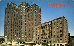 Medical College Of Va Richmond, VA Postcard Postcard