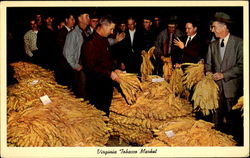 Virginia Tobacco Market Postcard