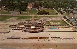 Aerial View Of The Famed Cavalier Beach Virginia Beach, VA Postcard Postcard