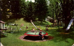 The Homestead Children's Playground Hot Springs, VA Postcard Postcard
