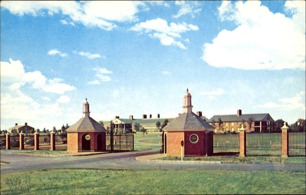 Entrance Gate To Furman University Greenville South Carolina