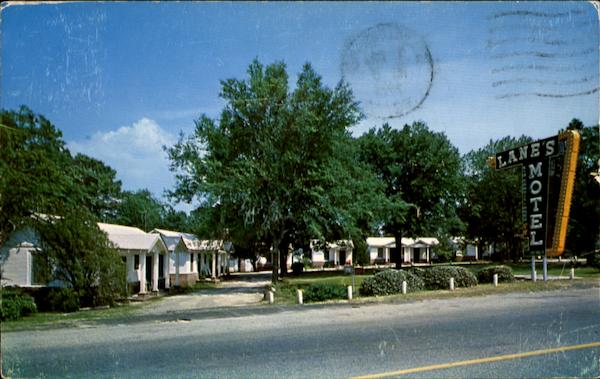 Lane's Motel, U. S. 15, U. S. 17A & U. S. 21 Yemassee South Carolina