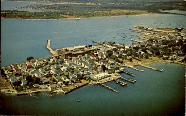 Air View Of Stonington Borough Connecticut