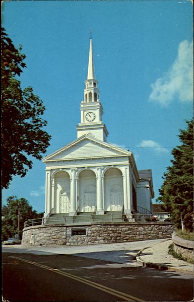 View Of Union Baptist Church Mystic Connecticut