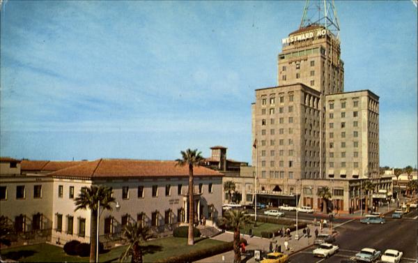 Hotel Westward Ho And U. S. Post Office Phoenix Arizona