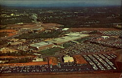 Aerial View Of Textile Hall, Exposition Avenue Postcard