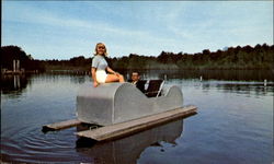 Pedal Boats, Sesquicentennial State Park Postcard
