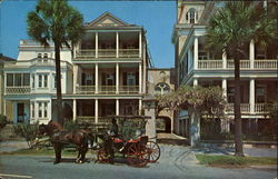 South Battery Homes Charleston, SC Postcard Postcard