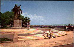 The Battery And Murray Boulevard Postcard