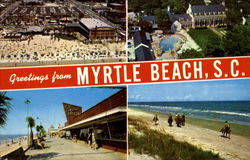 Greetings From Myrtle Beach Postcard