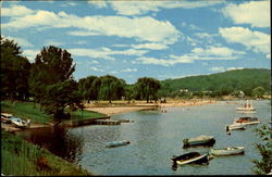 Lake Candlewood, Danbury Town Park Scenic, CT Postcard Postcard