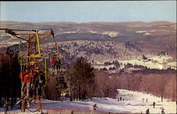 Mohawk Ski Area, Rte. 4 Postcard