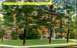State Teachers College, White St. Danbury, CT Postcard Postcard