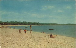 Compo Beach Westport, CT Postcard Postcard