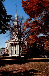 A First Congregational Church Cheshire, CT Postcard Postcard