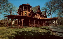 Mark Twain House, Farmington Ave. Postcard