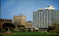 Hotel Row Hartford, CT Postcard Postcard