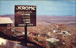 Jerome Arizona Postcard Postcard
