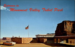 Entrance To Monument Valley Tribal Park Postcard