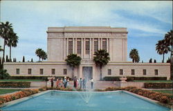 L. D. S. Mormon Temple, 525 East Main Postcard