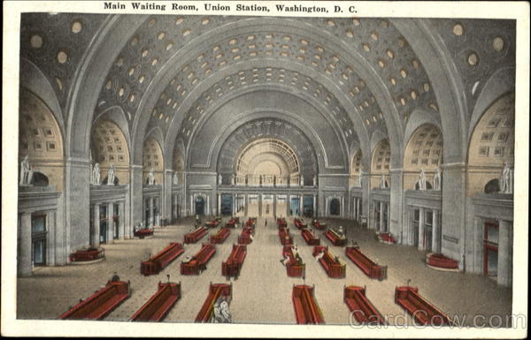 Union Station Waiting Room Washington District of Columbia