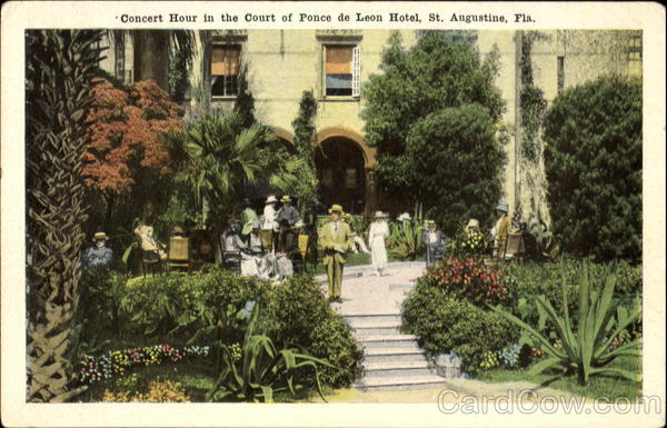 Concert Hour In The Court Of Ponce De Leon Hotel St. Augustine Florida