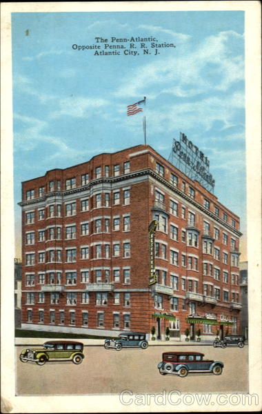 The Penn-Atlantic R. R. Station Atlantic City New Jersey