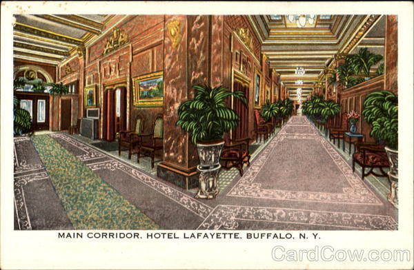Hotel Lafayette Main Corridor Buffalo New York