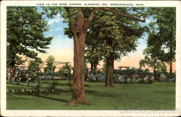 View In The Rose Garden Elmwood Inn Green Springs Ohio