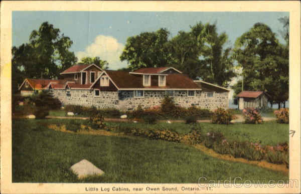 Little Log Cabins Owen Sound ON Canada Ontario
