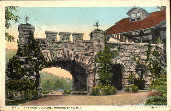 The Port Cochere Mohonk Lake New York