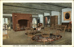 The Lobby Sweetheart Tea House, Mohawk Trail Postcard