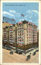 Hotel Lankershim Los Angeles, CA Postcard Postcard