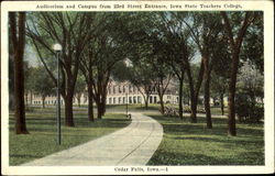 Auditorium And Campus, 23rd Street Entrance Postcard