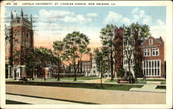 Loyola University, St. Charles Avenue Postcard