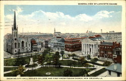 General View Of Lafayette Square Postcard