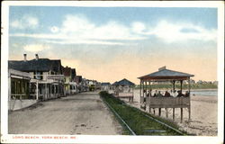 Long Beach York Beach, ME Postcard Postcard
