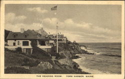 The Reading Room York Harbor, ME Postcard Postcard