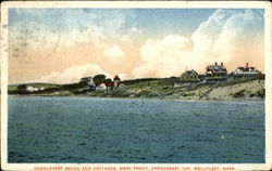 Chequesset Beach And Cottages Wellfleet, MA Postcard Postcard
