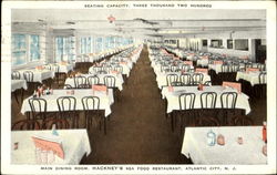 Hackney's Sea Food Restaurant Postcard