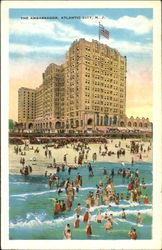 The Ambassador Atlantic City, NJ Postcard Postcard