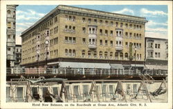 Hotel New Belmont, Boardwalk At Ocean Ave. Postcard