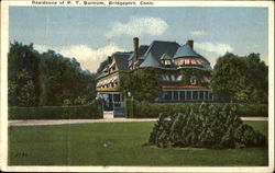 Residence Of P. T. Barnum Bridgeport, CT Postcard Postcard