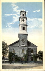 First Reformed Church New Brunswick, NJ Postcard Postcard