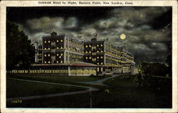 Griswold Hotel By Night, Eastern Point Postcard