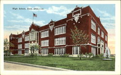 High School Enid, OK Postcard Postcard