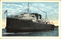 Pere Marquette Carferry 19 Steamers Postcard Postcard